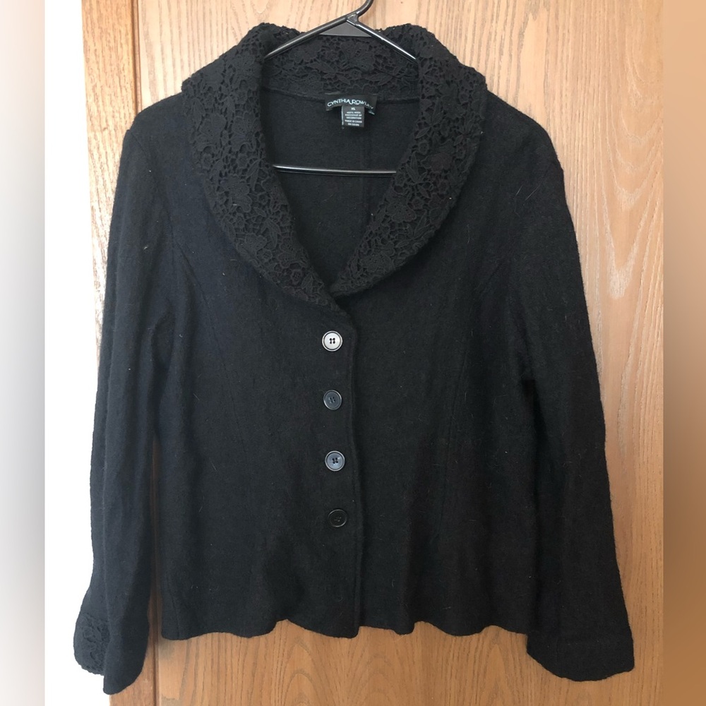 Cynthia Rowley wool fashion jacket